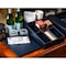 Dacasso Navy Blue Leatherette Coffee Condiment Organizer AG-4628 - alternate 2